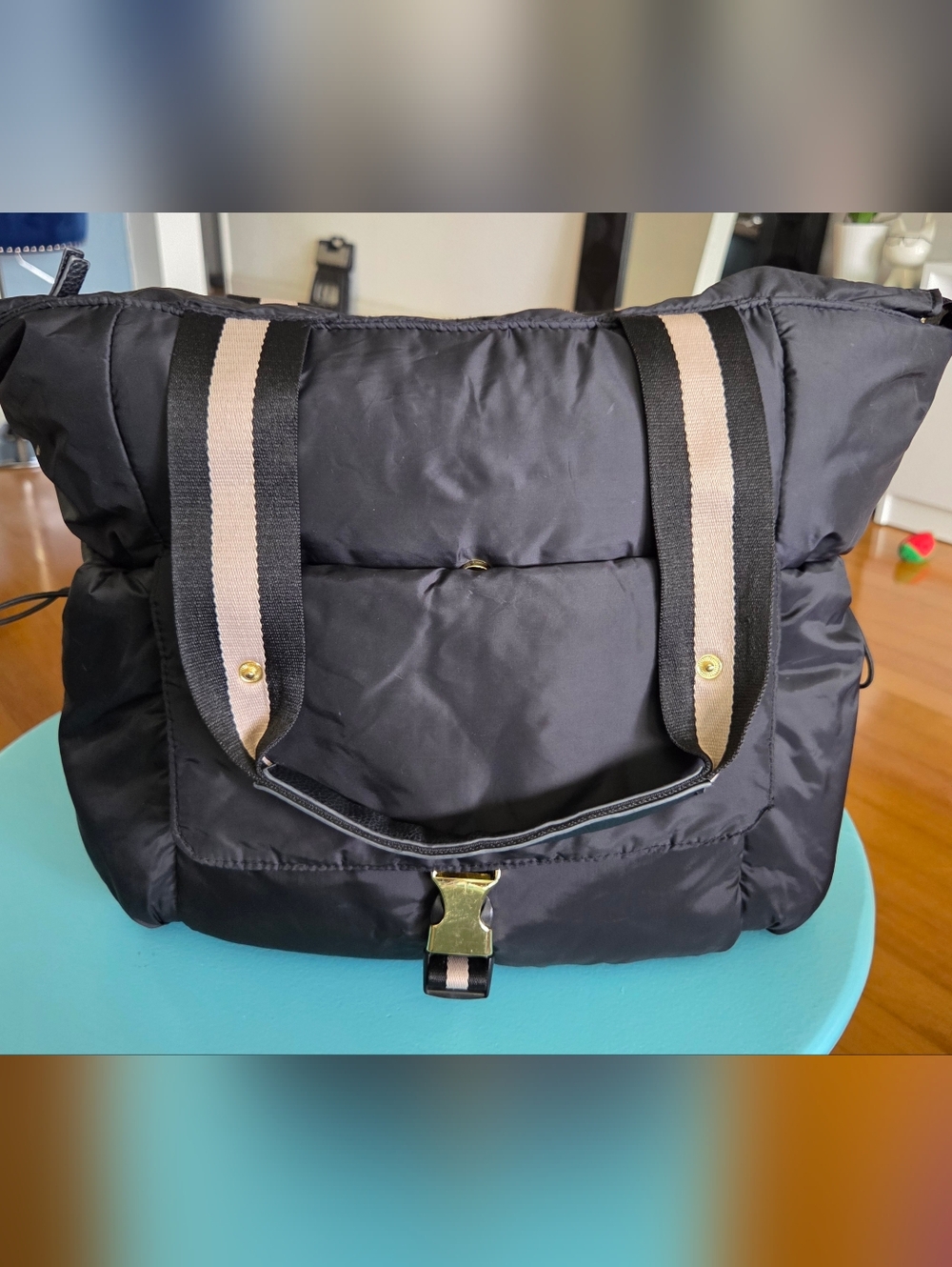 Tommy Bahama Black Tote Bag